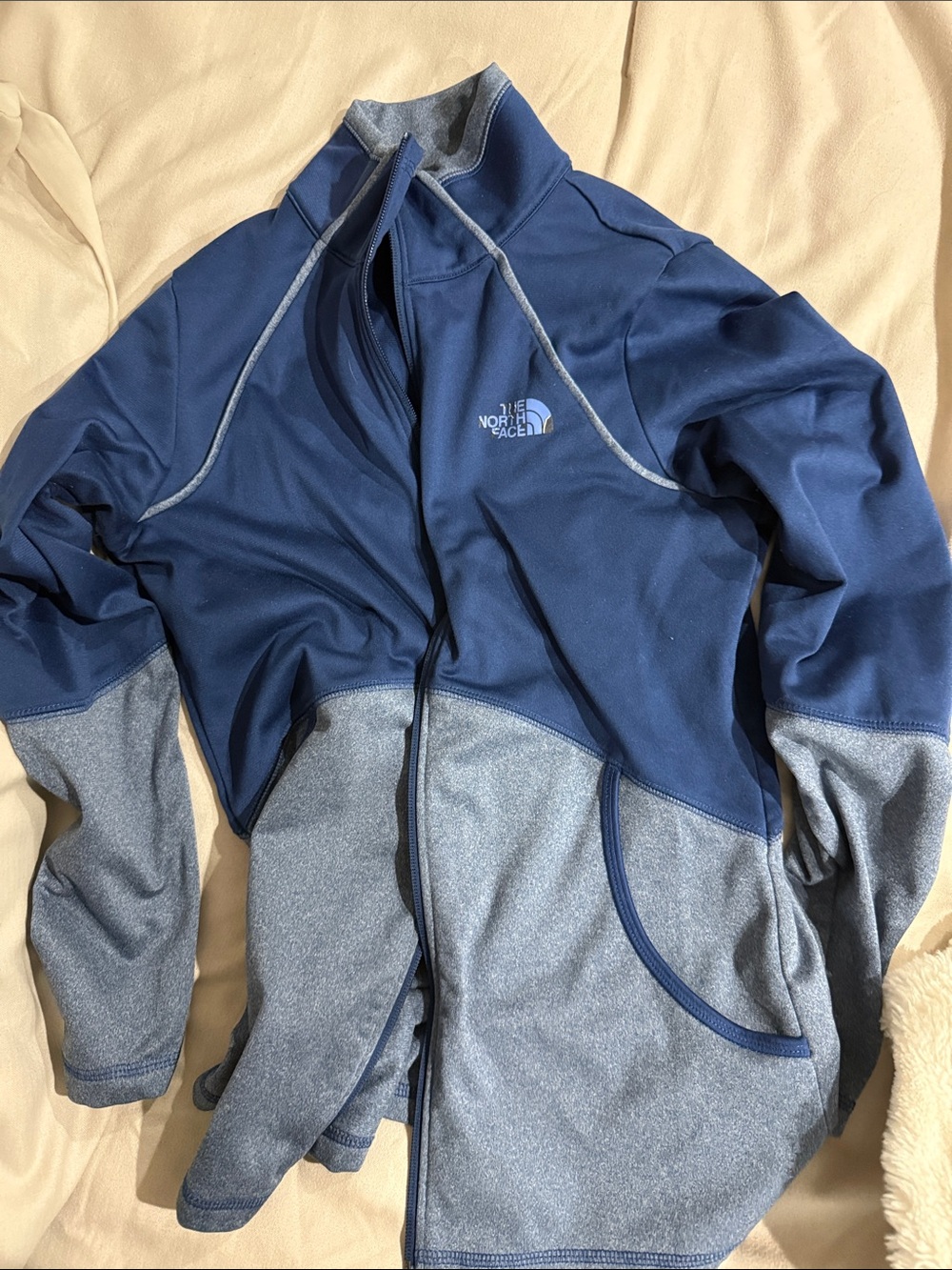 The North Face Navy and Heather Gray Women's Performance Jacket